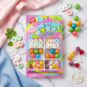 Kids Special Mix Candy Box (Hebalike Binfen) - রঙিন ক্যান্ডি গিফট প্যাক | Dhushormart.com