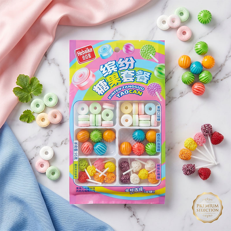 Kids Special Mix Candy Box (Hebalike Binfen) – রঙিন ক্যান্ডি গিফট প্যাক | Dhushormart.com