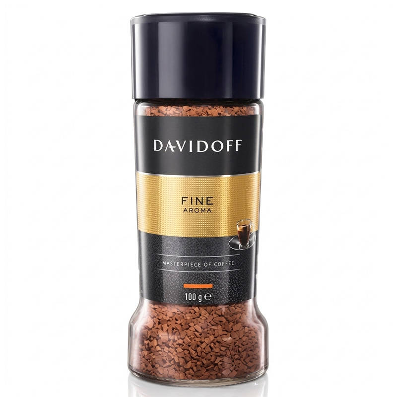 Coffee (Davidoff Fine Aroma) – Premium Instant Coffee, 100g Jar | Dhushormart.com