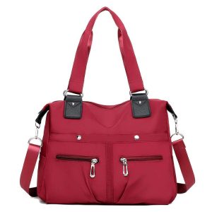 Women's Handbag Solid (Red ) | Dhuhsormart